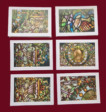 Load image into Gallery viewer, State Library of Massachusetts Stained Glass Notecard Set (6 Cards)