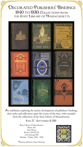 Decorated Book Bindings Exhibit Poster