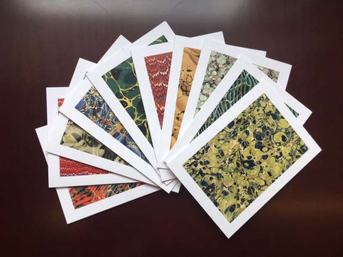 Marbled Paper Notecard Set (10 Cards)