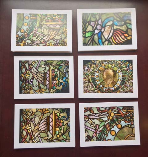 State Library of Massachusetts Stained Glass Notecard Set (6 Cards)